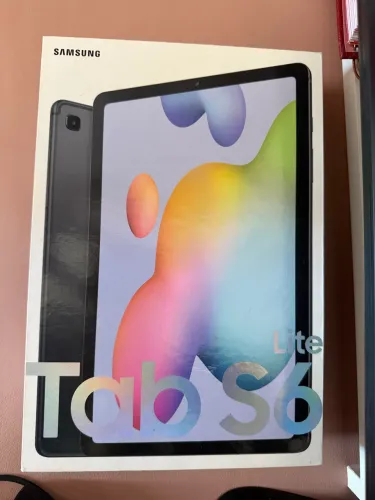 Tablet Tab S6 lite 64 gb com tela trincada 