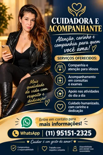 Acompanhante e cuidadora