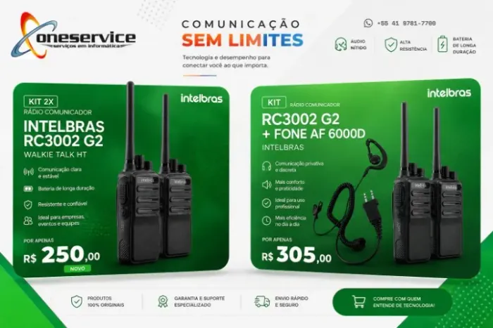 RADIO COMUNICADOR INTELBRAS