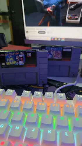 2 jogos ren and stimpy super nintendo