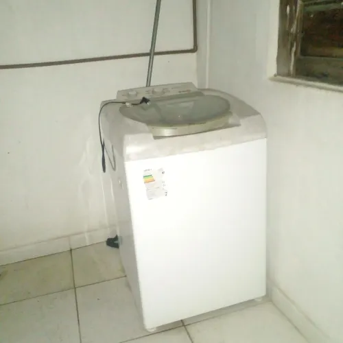Máquina de lavar com defeito