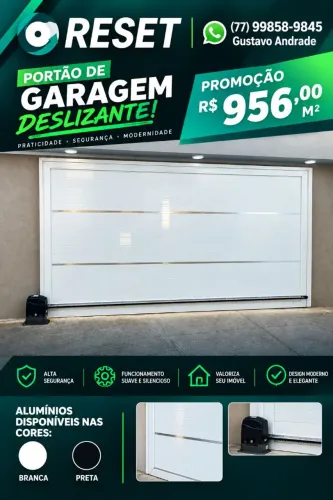 Portões em alumínio