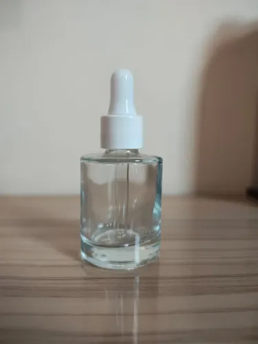 Frasco de vidro de cosméticos