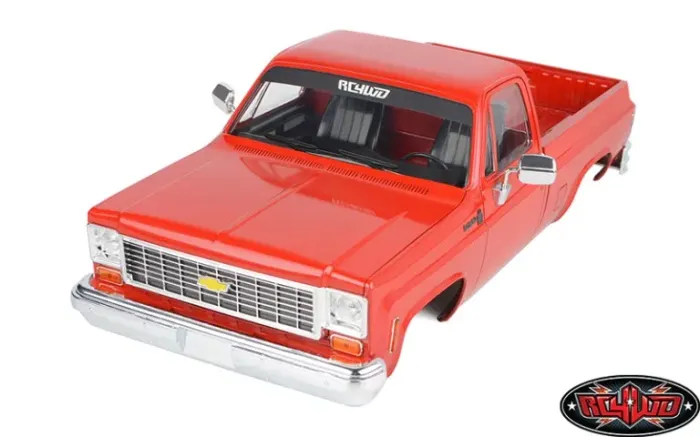 Bolha miniatura Crawler 1/10 RC4WD Chevrolet K10 Scottsdale Vermelha