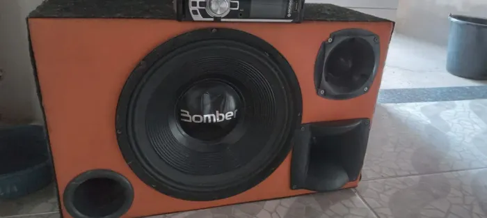 Subwoofer de 12 +  Twitter e caneta 