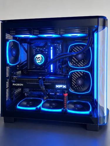 CPU  AM5 Gamer Ryzen 7 7800X3D + RX 9060 XT 16GB - Completa