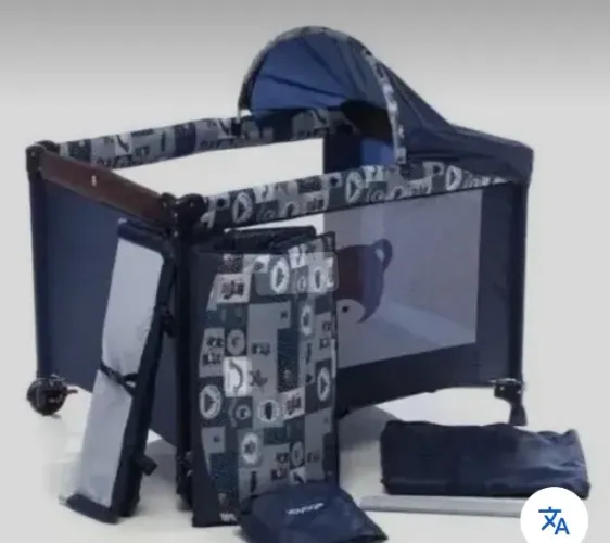 Cercadinho bebê azul