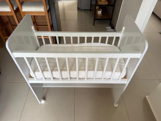 Mini berço com colchão