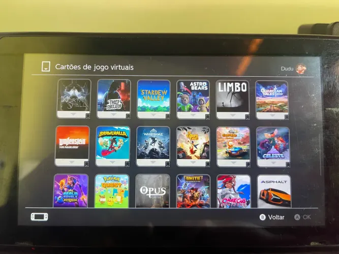 Nintendo switch v2+128gb+78 jogos 