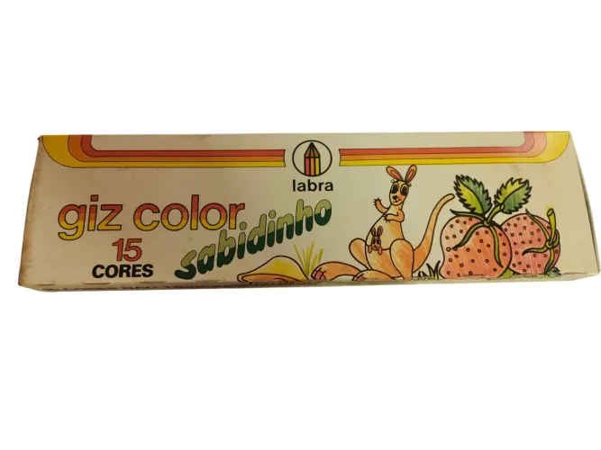 Giz de cera vintage Labra "sabidinho" 