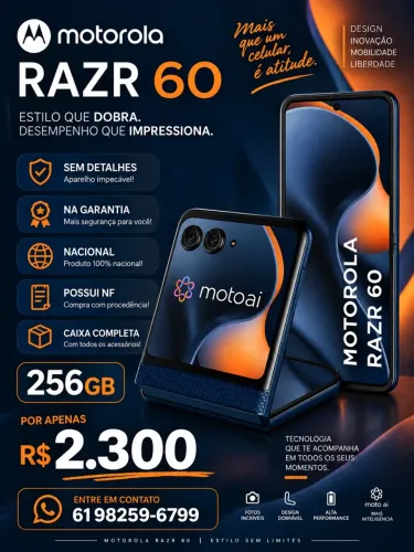 Motorola RAZR 60 - 256G - Azul