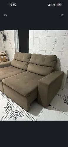 Sofá retrátil e reclinável