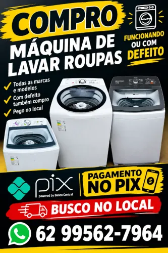 Máquina de lavar roupas diversas