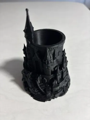 Porta canetas do castelo de Hogwarts de Harry Potter
