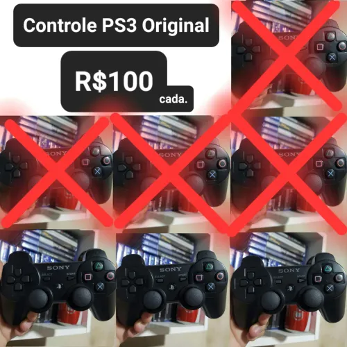 Controle PS3 Original (7 unidades disponíveis)!!!