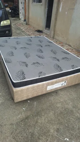 Cama box casal completa
