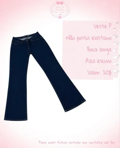 Calça jeans P