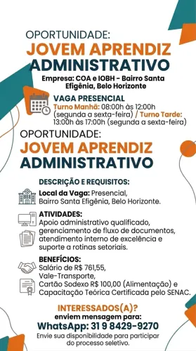 JOVEM APRENDIZ