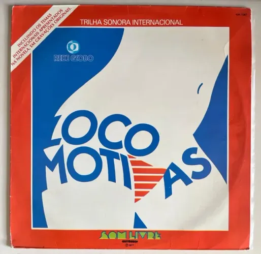 LP VINIL Locomotivas Internacional - Trilha Sonora da Novela da Rede Globo