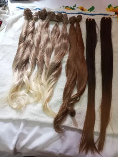 Vendo fribras orgânica, bem parecido cabelo humano