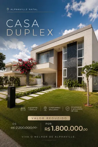 Alphaville Natal - casa duplex