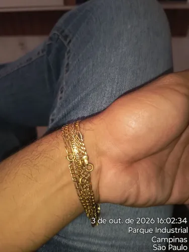 Pulseiras banhado ouro 18k