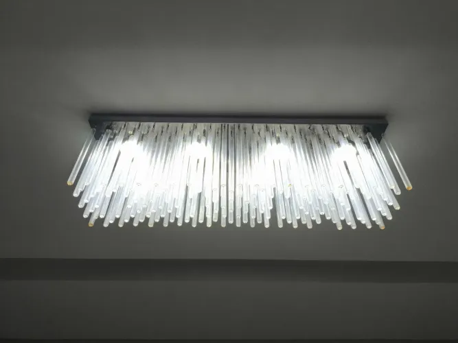 Lustre de sala de jantar 60cm com quatro lâmpadas 