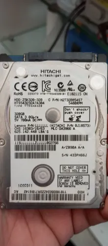 HITACHI HTS543232A7A384 320,0 GB IDEAL PARA NOTEBOOK XBOX PLAY STATION DVR CFTV