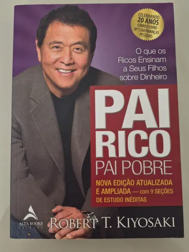 Livro Pai Rico, Pai Pobre novissimo