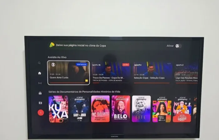 TV SAMSUNG 32 POLEGADAS SEMI-NOVA LEIA ANÚNCIO 