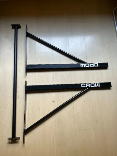 Barra Fixa Pull Up Crow Fitness Profissional - Parede/Viga