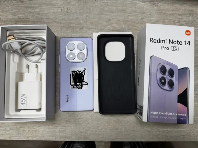 Xiaomi Redmi Note 14 Pro 5G Roxo- 8GB RAM / 256GB - Chines/ROM Global