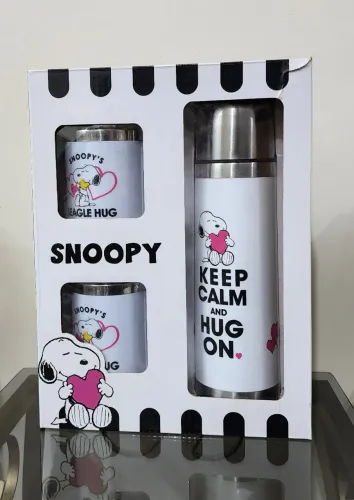 KIT Garrafa + Copo (Snoopy)