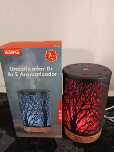 Umidificador de ar e aromatizador com led RGB / OFERTA IMPERDÍVEL