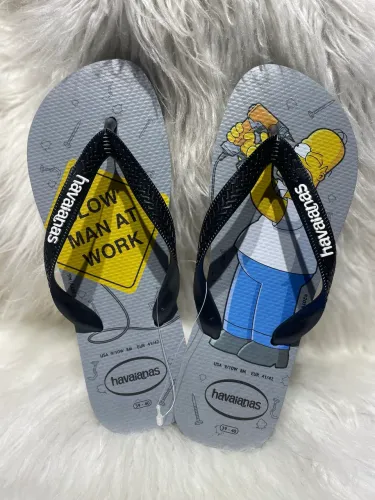 Havaianas Simpsons Cinza/Preto