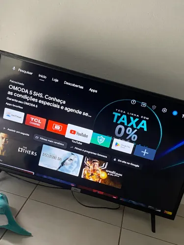 SMART TV TCL 43 polegadas. Android. Acompanha Controle