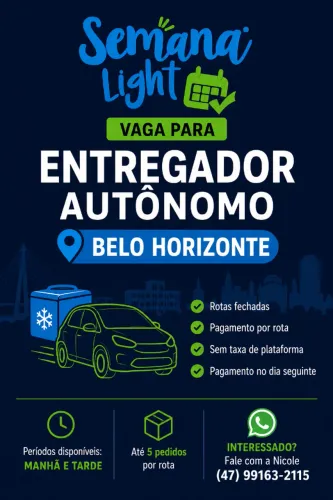 BELO HORIZONTE- ENTREGADOR 
