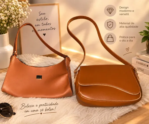 Bolsas lindas, para qualquer ocasião.