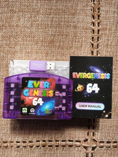 CARTUCHO EVERDRIVE NINTENDO 64 LOTADO DE JOGOS. NOVO APENAS TESTADO