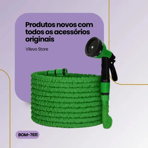 Mangueira Expansível Mágica Expansiva Jardim 22,5M 7 Modos