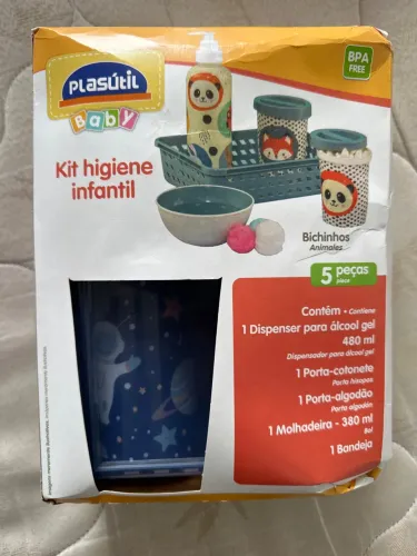Kit higiene infantil 5 peças 