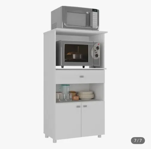 Armário estante microondas cozinha