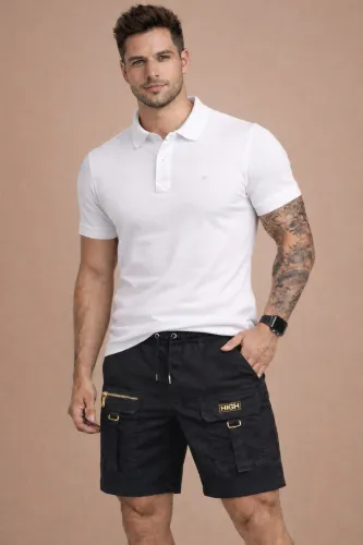 Kit Camisa Polo e Bermuda Sarja 
