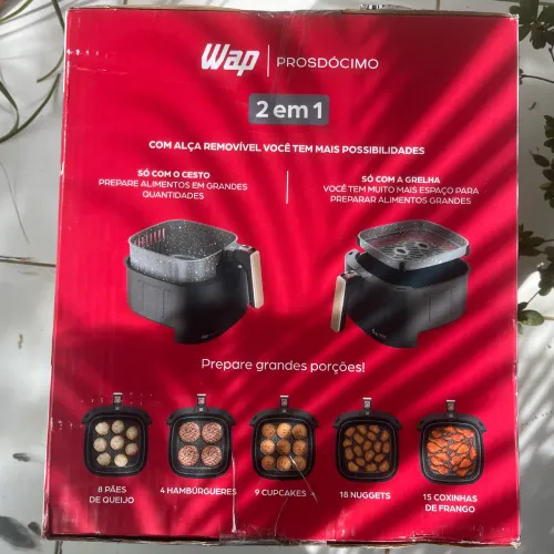 Air Fryer WAP Tamanho Família 5,2L - 127V | Nova e Lacrada