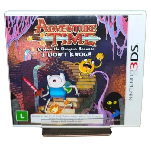Advnture Time Explore The Dungeon Because I Dont Know! 3DS Original Midia Fisica
