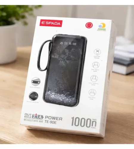 Power Bank 10000mah Com 4 Cabos - Loja Loxee Store