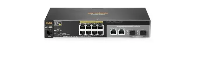 Switch HP Aruba 08P 2530-8G-Poe+ (J9774A) 10/100/1000 + 2SFP