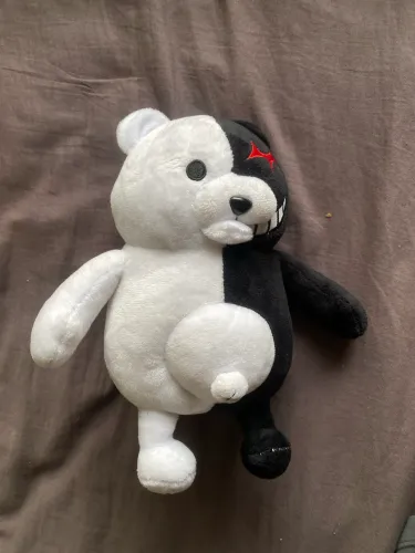 Pelúcia Monokuma 20cm - Perfeito Estado