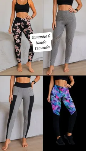 Calça legging tamanho G