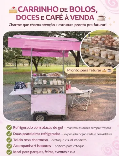 Carrinho para Doces e Bolo